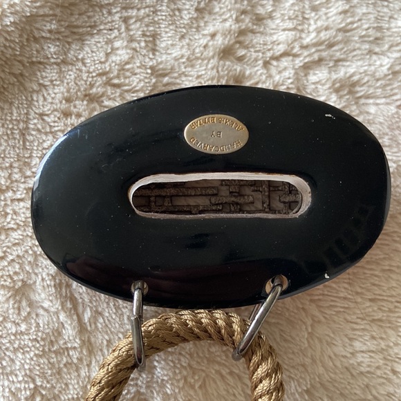 Hand carved Alexis, Bittar, necklace, and earring set - Picture 4 of 8